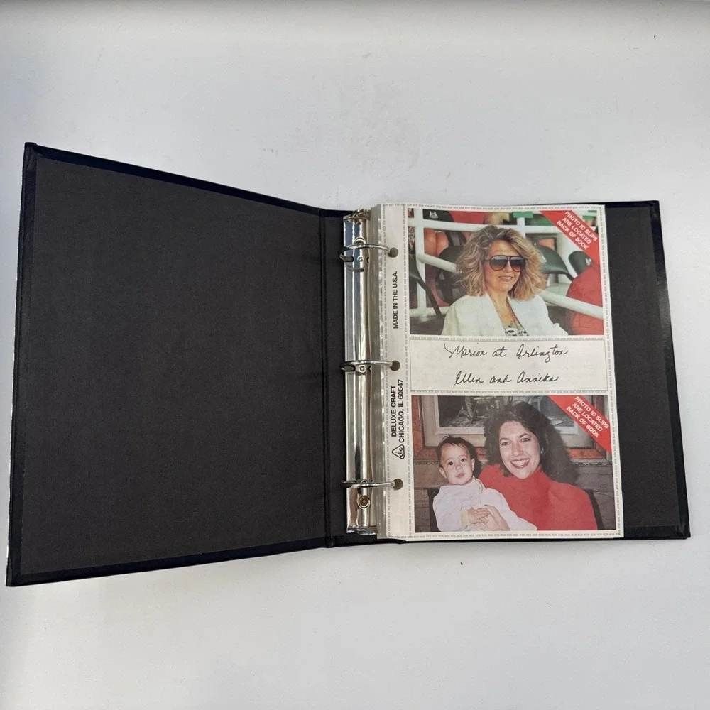 NOS Diamond Collection Italian Bonded Leather Photo Album Holds 300 4x6 Prints